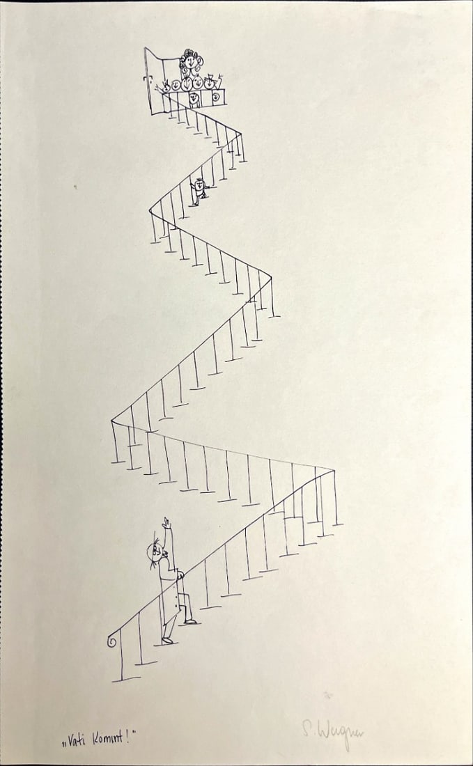 Siegfried Wagner - Lithograh - Hand signed: Great Lithograph by Siegfried Wagner a German Artist.Hand signedSiefried Wagner 1936- geboren in FriedrichshafenStudium an der Kunstakademie StuttgartHaus de Kunst MünchenIllustrator of children's