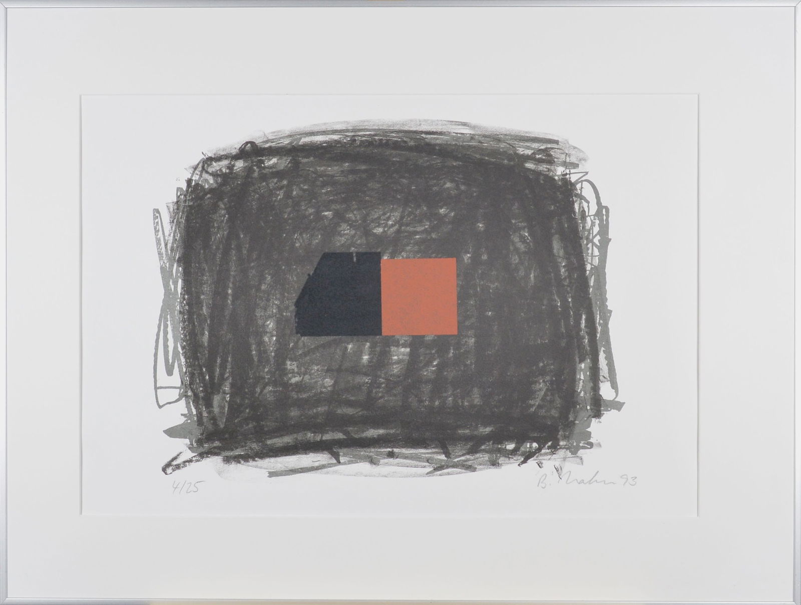 Hahn, Bernd - Lithograph - Handsigned: Hand-Signed and numbered with pencil by the artist.