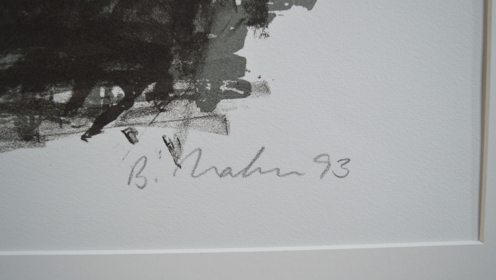 Hahn, Bernd - Lithograph - Handsigned - 4