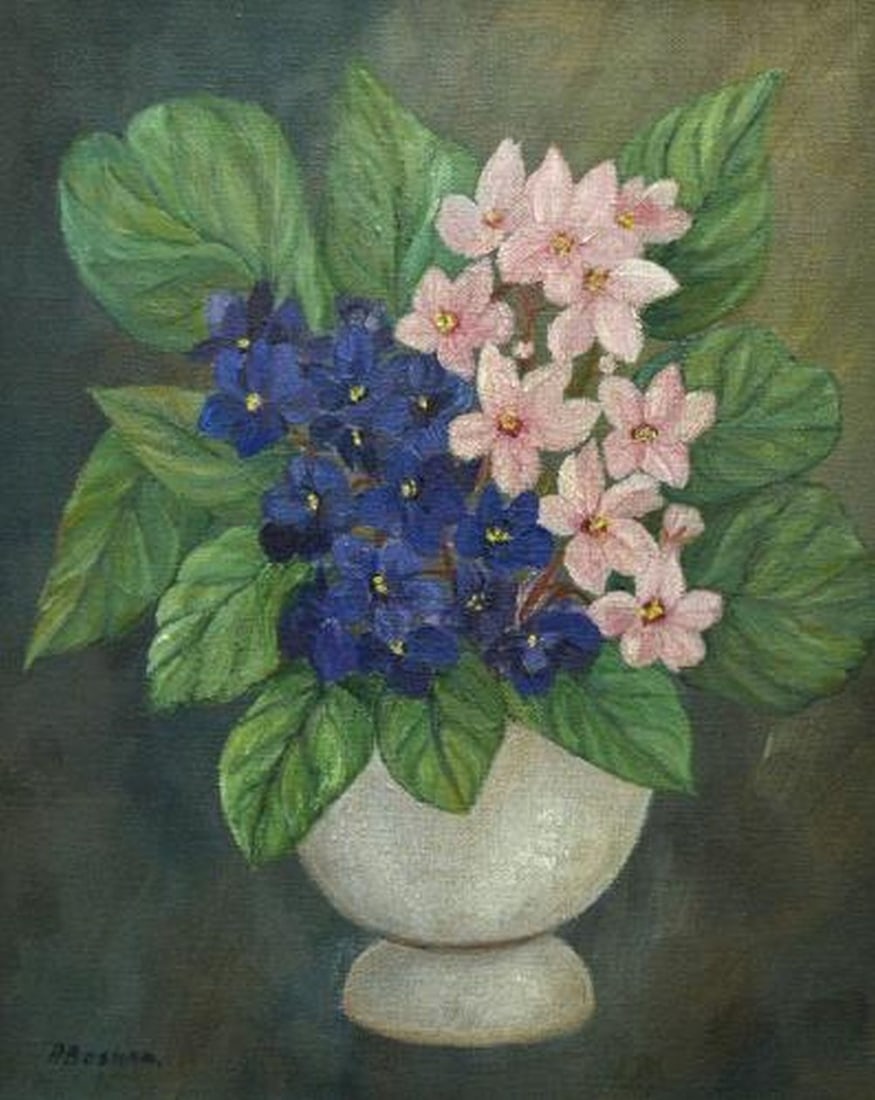 Bosman, A. - Oil Painting: Hand signed. Comes with frame