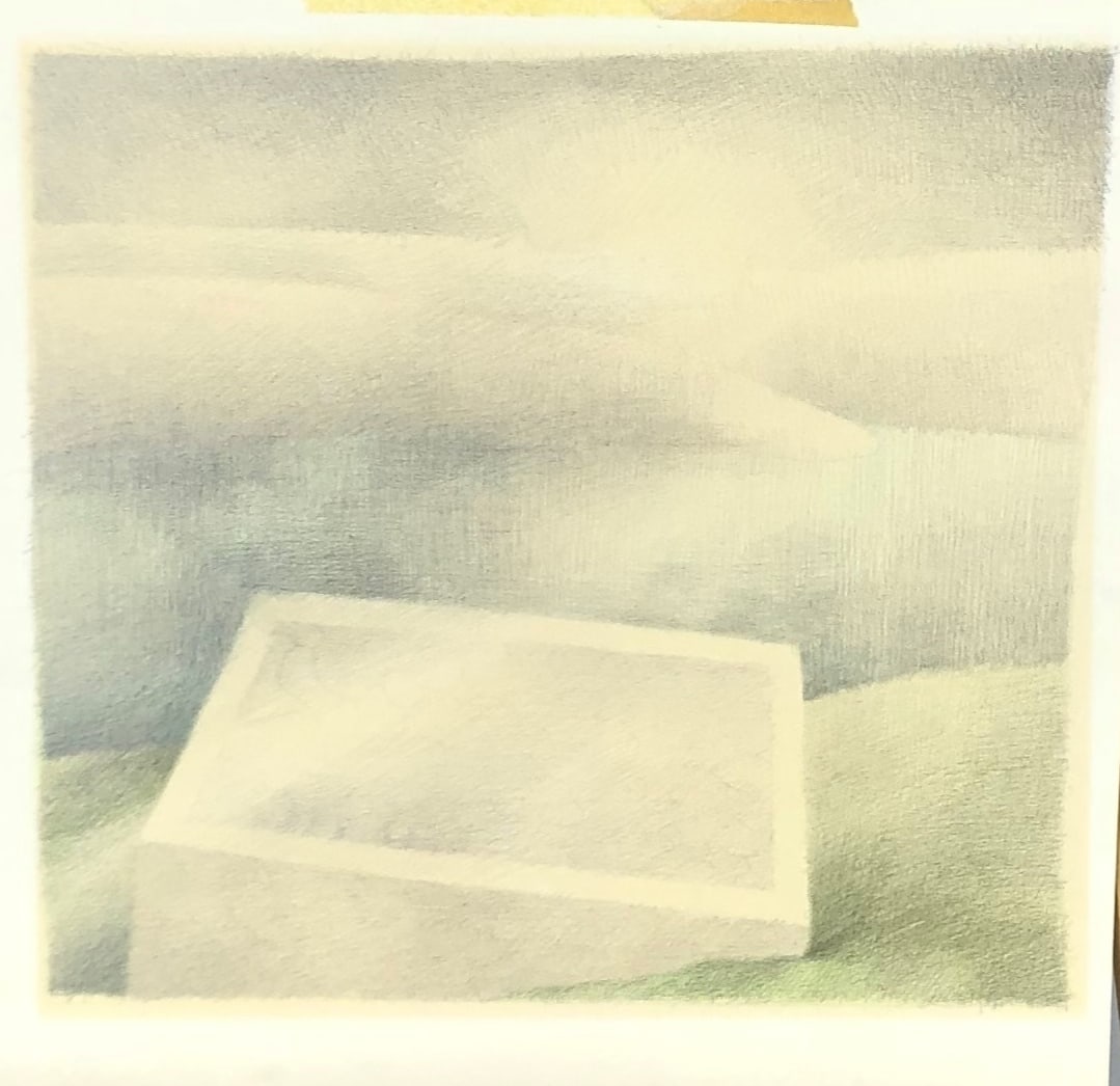 O. Haaitsma - Color Drawing Hand signed: Handsigned on verso.Comes from the collection of the municipality of The Hague, The Netherlands.