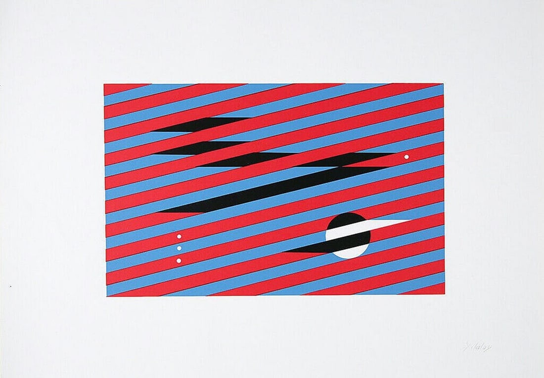 Laloy, Yves - Silkscreen - Handsigned: Title: Composition. Publisher: Slight stock marks. Limited edition. Hand-Signed by the Artist.