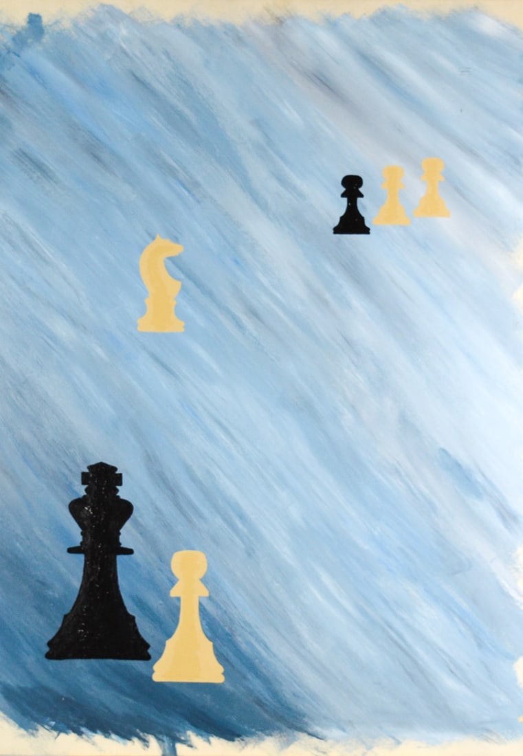 Paul Marcus - Oil-painting - That old story again (1 of 5)