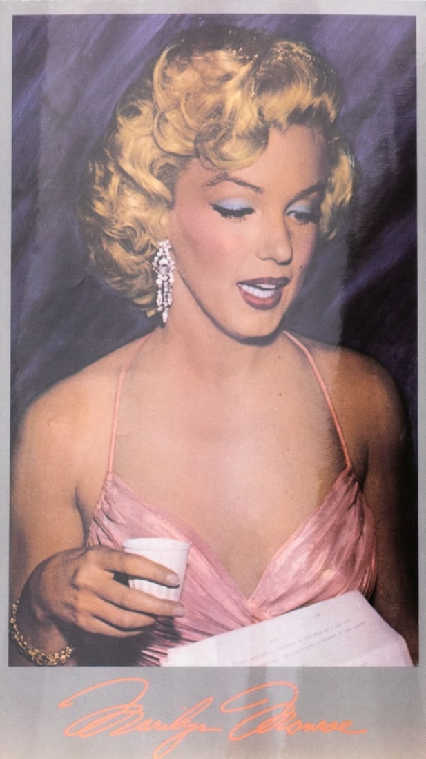 Stern, Phil - Photo.: Phil Stern The Estate of Marilyn Monroe, represented by Roger Richman Agency, Beverly Hills CA Hand-Colered by Del Greger, San Francisco. Published and Distributed by Portal Publications LTD, Corte Ma