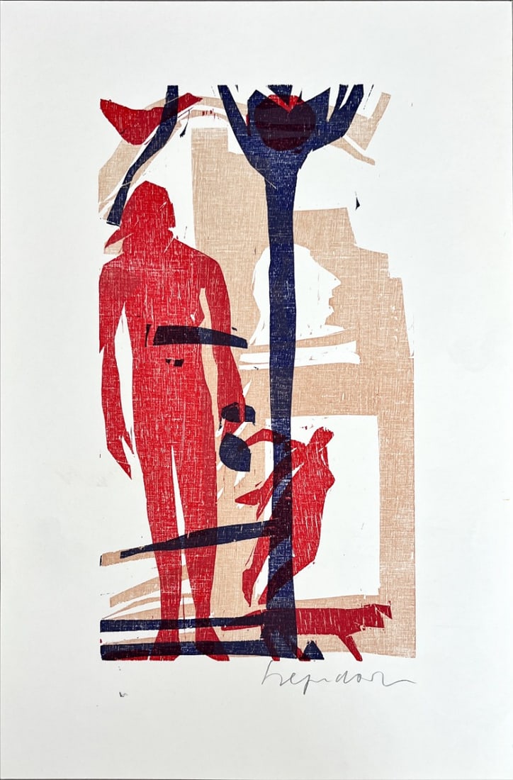 Peter Degendorfer - Wood block - Hand signed (1 of 1)