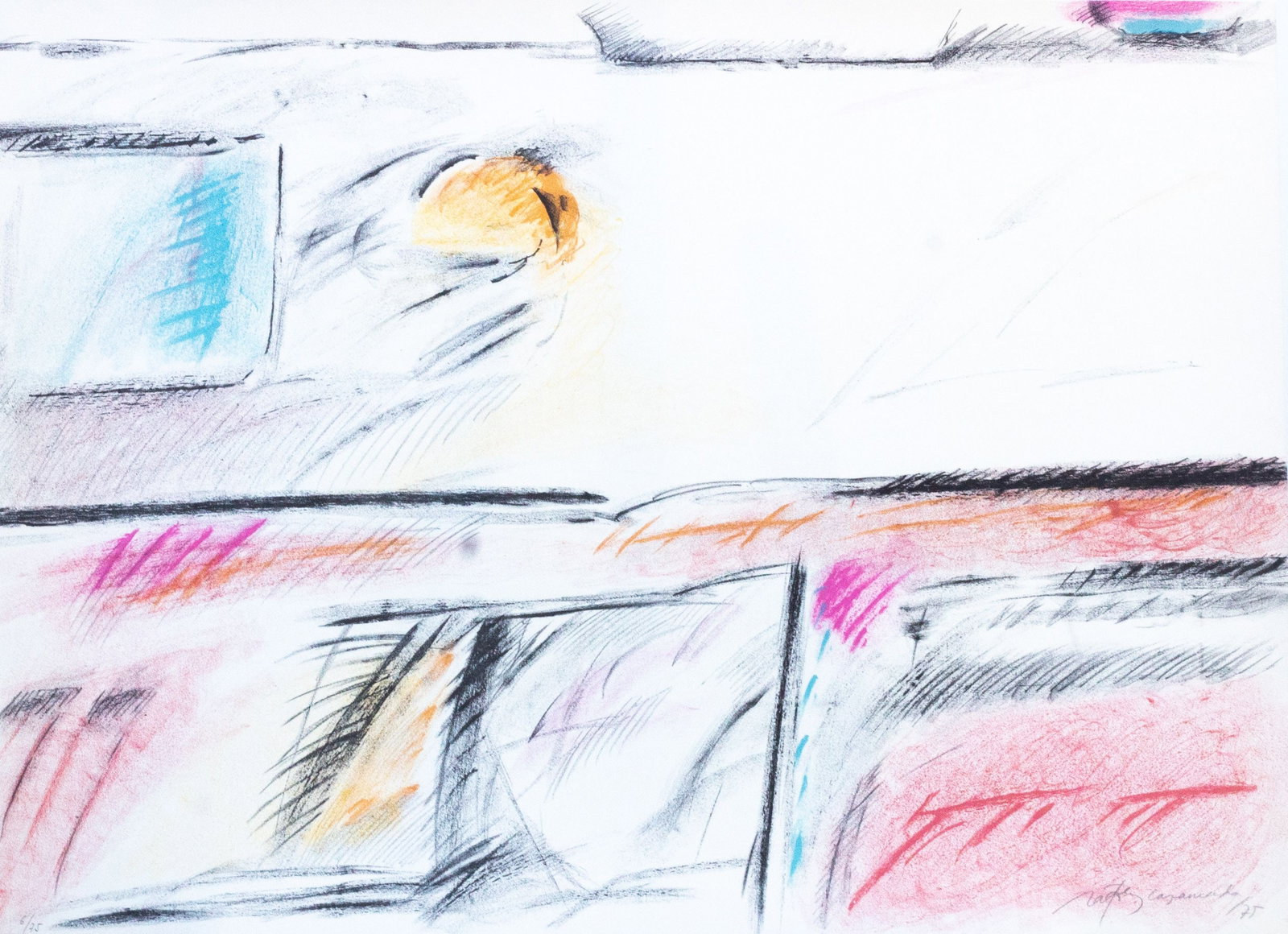 Casamada, Albert Ràfols- - Lithograph - Handsigned (1 of 4)