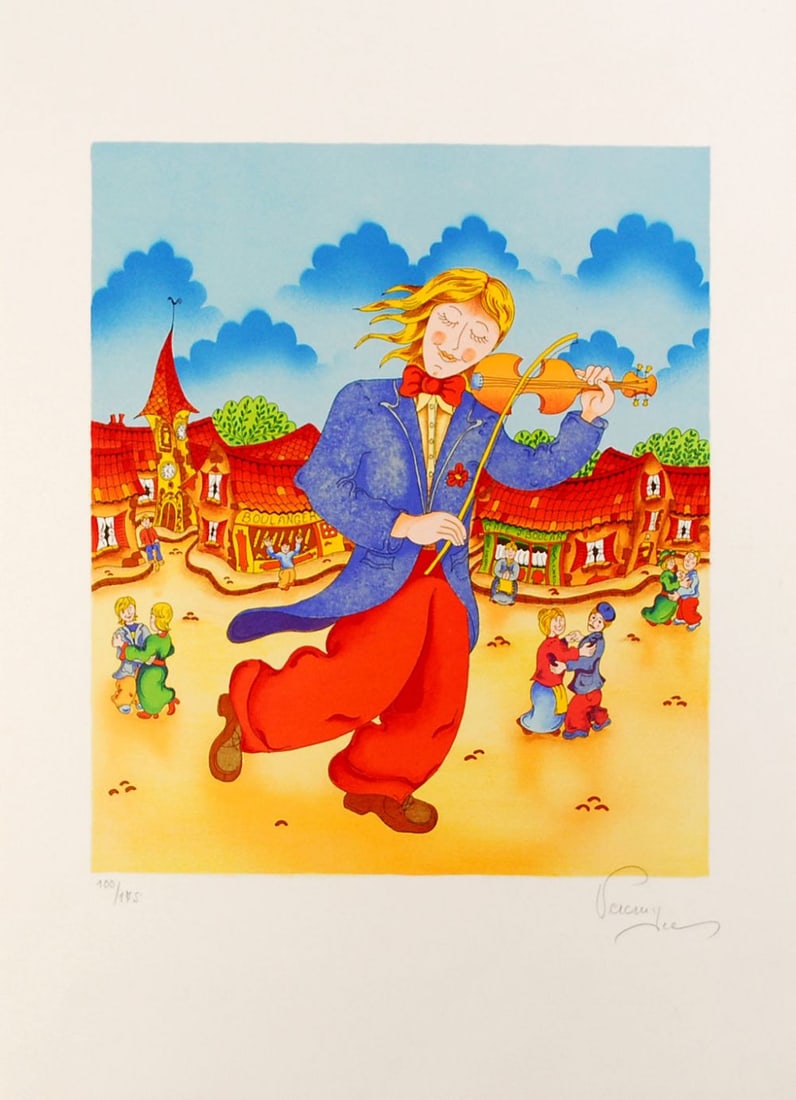 Vercruyce, Bernhard - Lithograph - Handsigned (1 of 1)