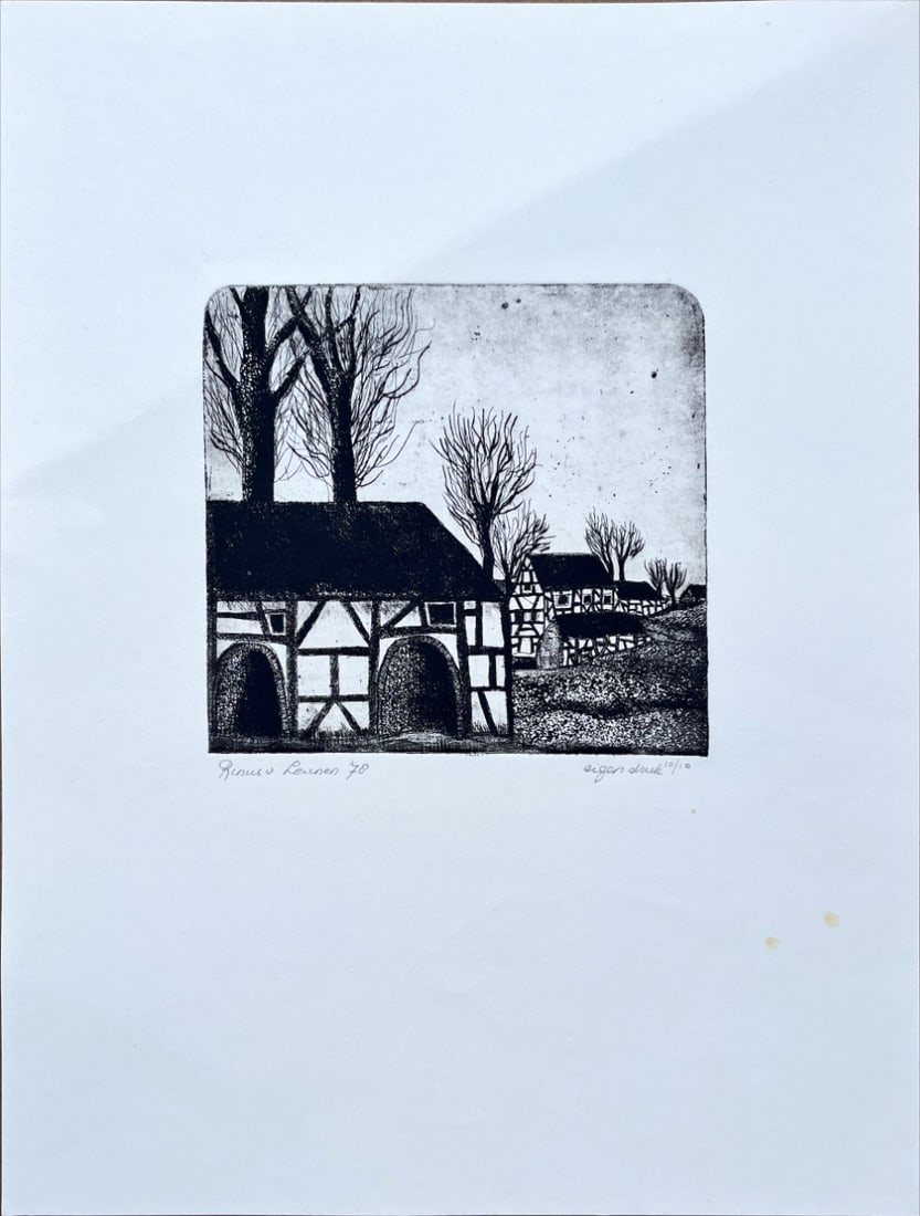 Rinus van Leunen - Etching - Hand signed (1 of 1)