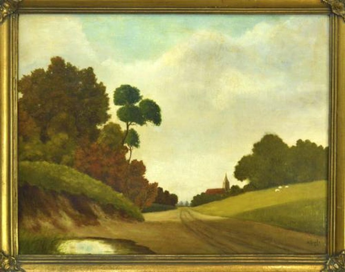 Rienks, D. - Oil Painting. (1 of 2)