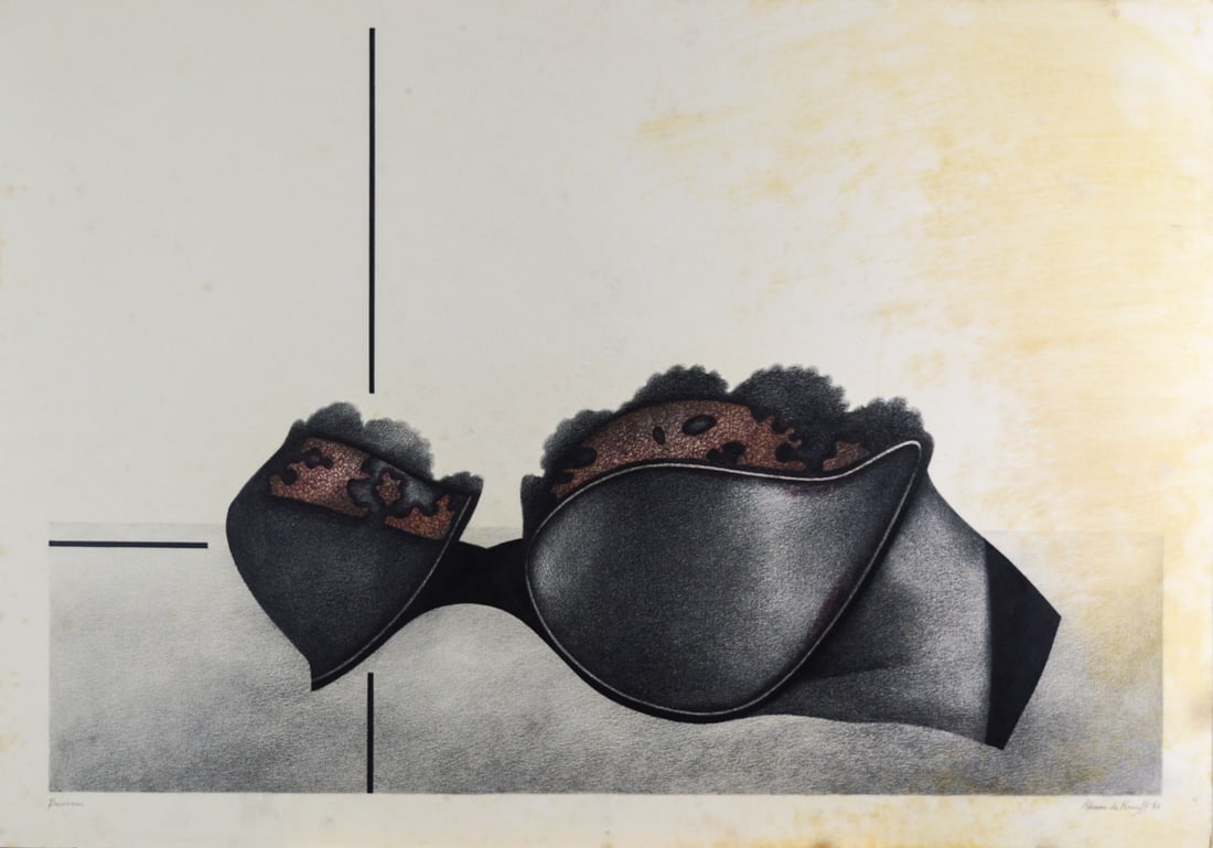 Adriaan de Kruijff - Drawing: Adriaan de Kruijff 1956Dutch Artist.Dutch schoolComes from the collection of the municipality of The Hague, The Netherlands.Has storage discolouration