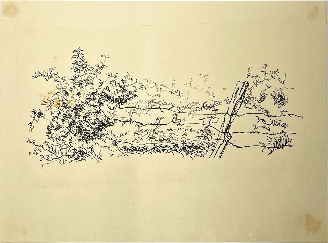 W. Hofman - Ink Drawing - Handsigned (1 of 1)