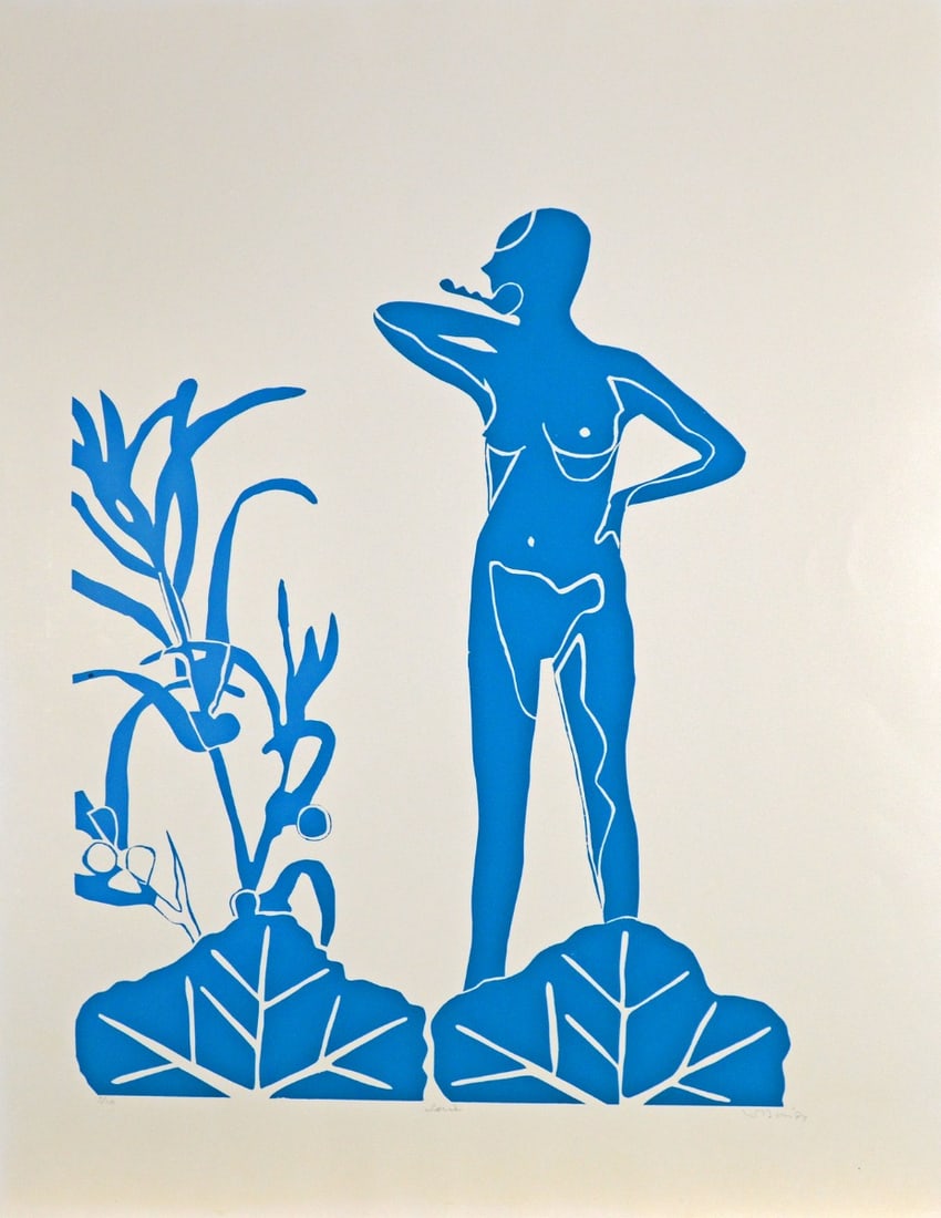Unknown / Unreadable Artist - Silkscreen - Handsigned (1 of 2)