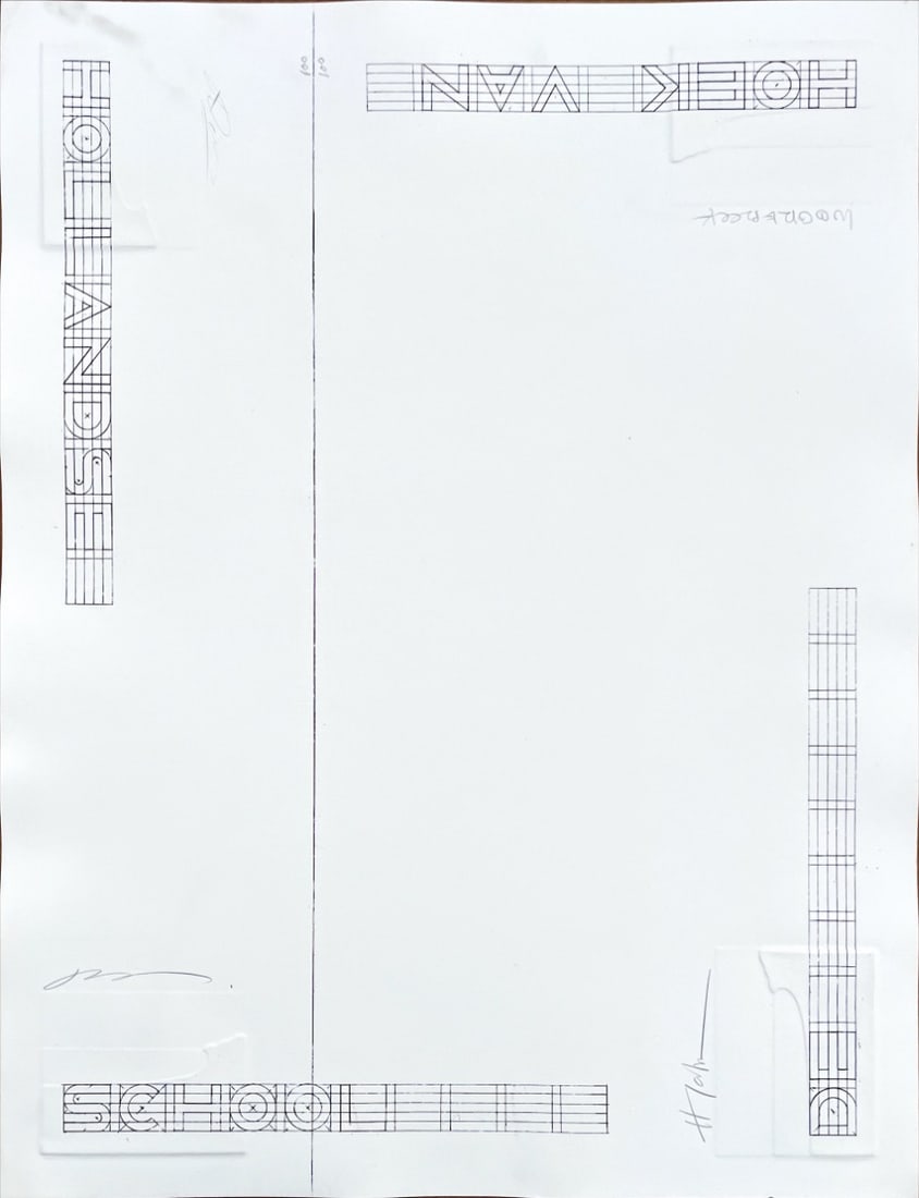 De hoek van Hollandse school - Etching - Hand-signed (1 of 1)