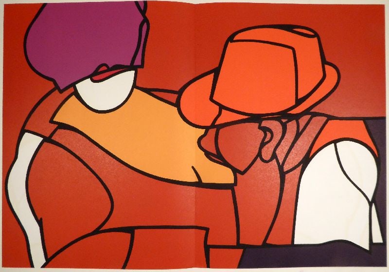 Valerio Adami - Derriere le Miroir No. 220 - 1976 (1 of 2)