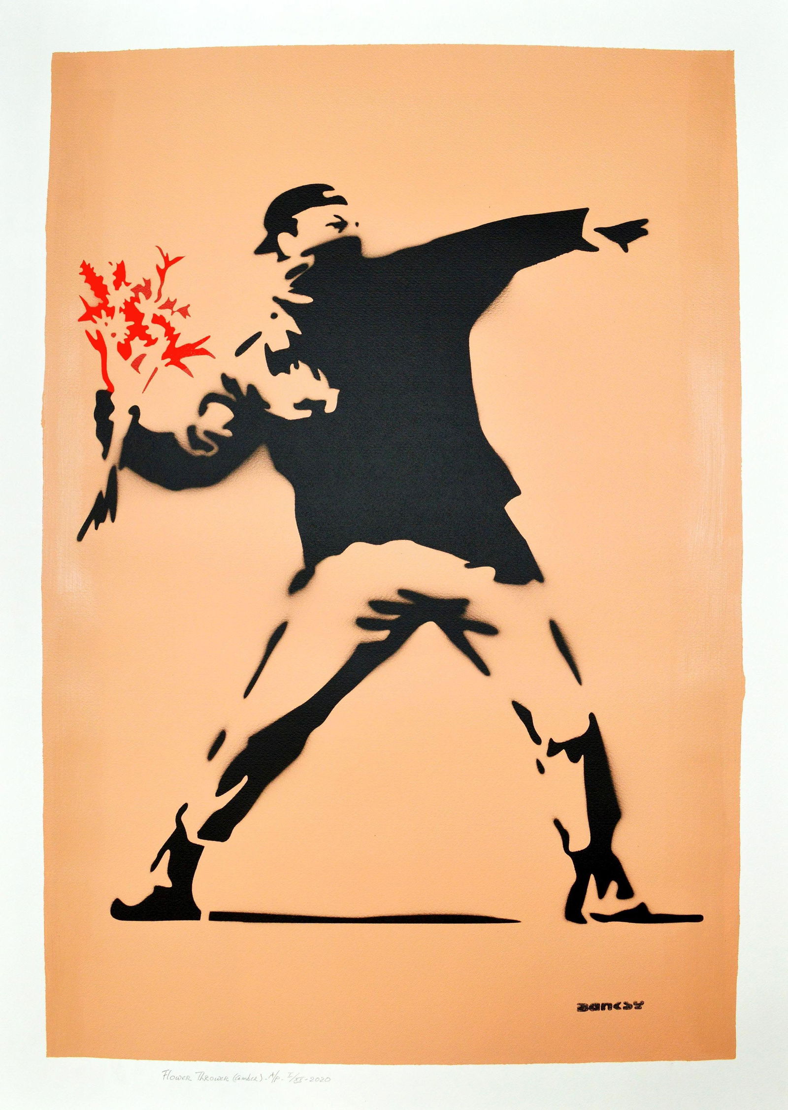 Banksy, after - Stencil / Spray. (1 of 3)