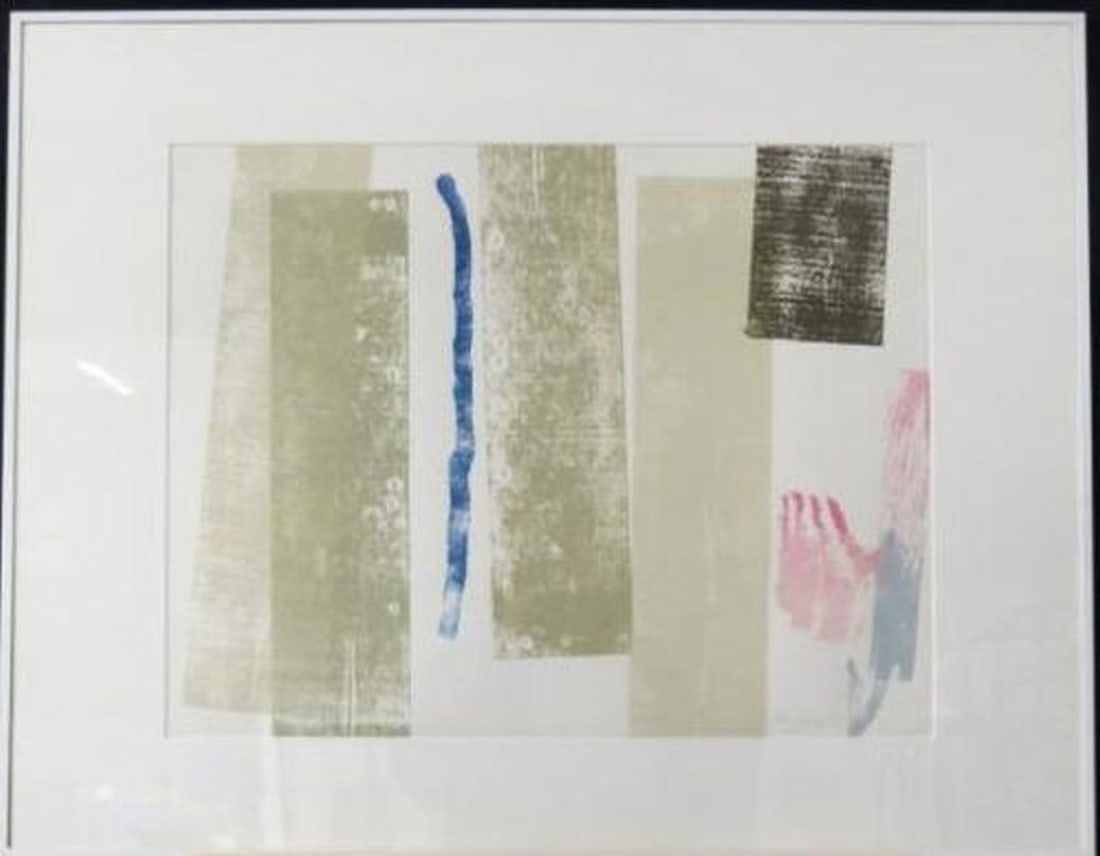 Schasfoort, Ben - Wood engraving: Handsigned. Completely framed, Passe Partout and glass.