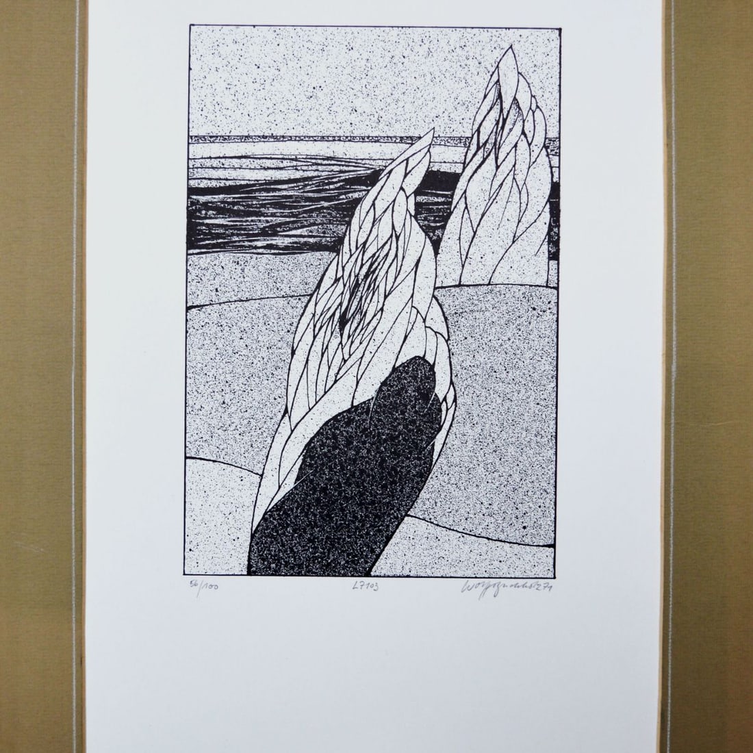 Buchholz, Wolff - Lithograph - Handsigned: Hand signed, numbered and titled in pencil by the Artist. Comes with Passe Partout.