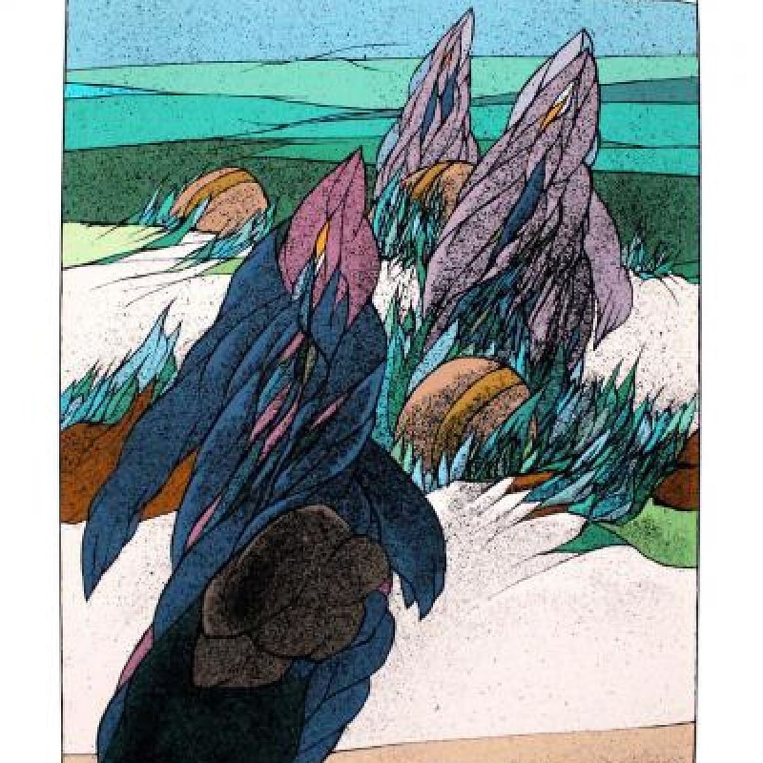 Buchholz, Wolff - Screenprint - Handsigned: Hand signed and numbered in pencil by the Artist