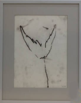 Francky Caene - Charcoal Drawing - Hand signed: Franky Caene 1961-2019. He was a graphic artist (including linocut and woodcut), painter and draftsman. Education at the Academy in Ghent (1981-1985). Interweaves figuration and abstract, graphic