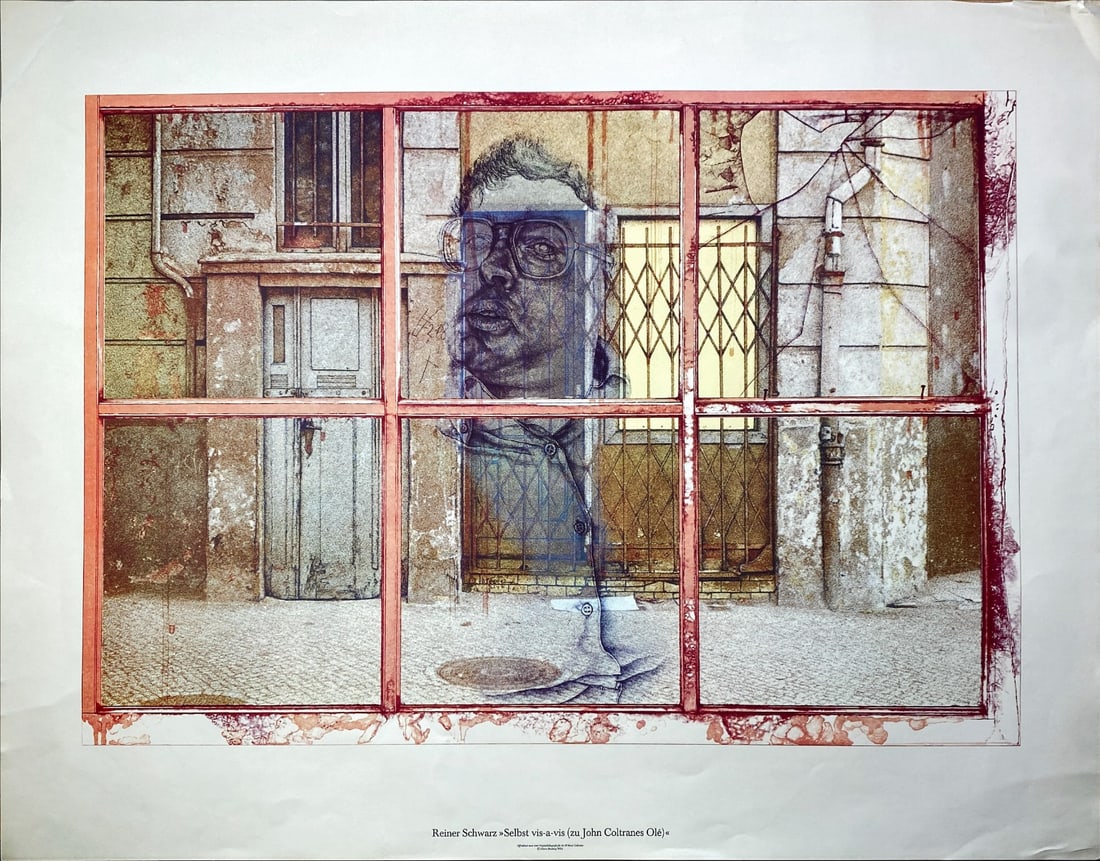 Reiner Schwarz - Offset Lithograph: Great Offset Lithograph byReiner Schwarz a German Artist.