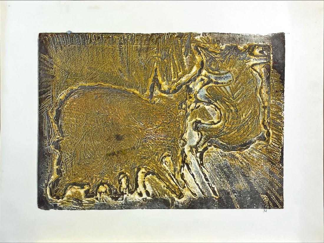 Jan (J.C.A.) Michielsen - Lithograph - Hand signed: Michielsen, Jan - 1939-2010 Jan Michielsen was a Dutch graphic artist and painter. Jan Michielsen trained at the Academy of Fine Arts Sint-Joost. He also taught there until 1980. He lived and worked a