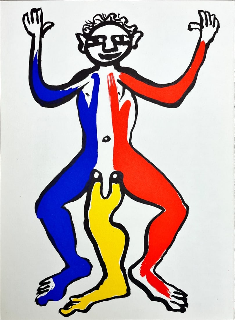 Alexander Calder - Lithograph - DLM (Derriere le Miroir): Original lithograph, executed for Derriere le Miroir, no 212, 1975. Published in Paris by Maeght. There is text on verso. Alexander Calder (; July 22, 1898 – November 11, 1976) was an American sculp