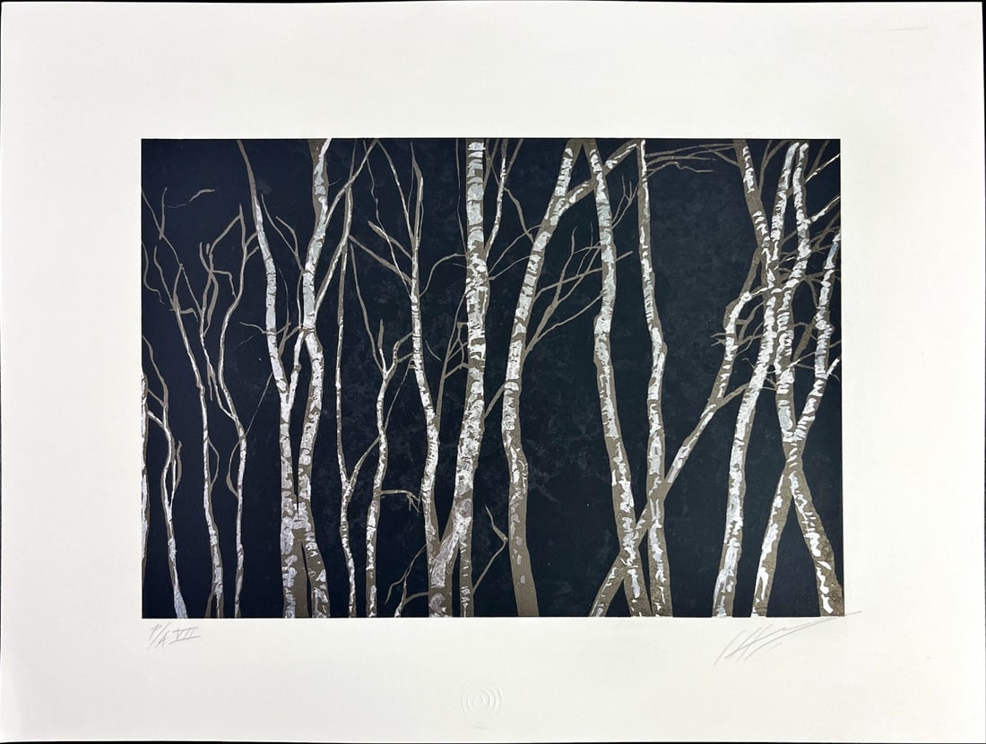 Jan Hendrix - Silkscreen - Hand signed: Jan Hendrix (born 1949) is a Dutch-born artist who has lived and worked in Mexico since 1978. Hendrix received the Order of the Aztec Eagle from the Mexican government for his work in art and architec