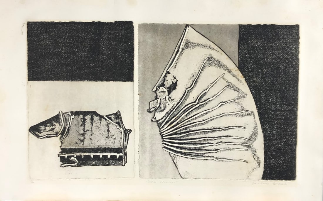 Braat, Pauline - Etching - Handsigned: Hand-signed and numbered.Comes from the collection of the municipality of The Hague, The Netherlands.