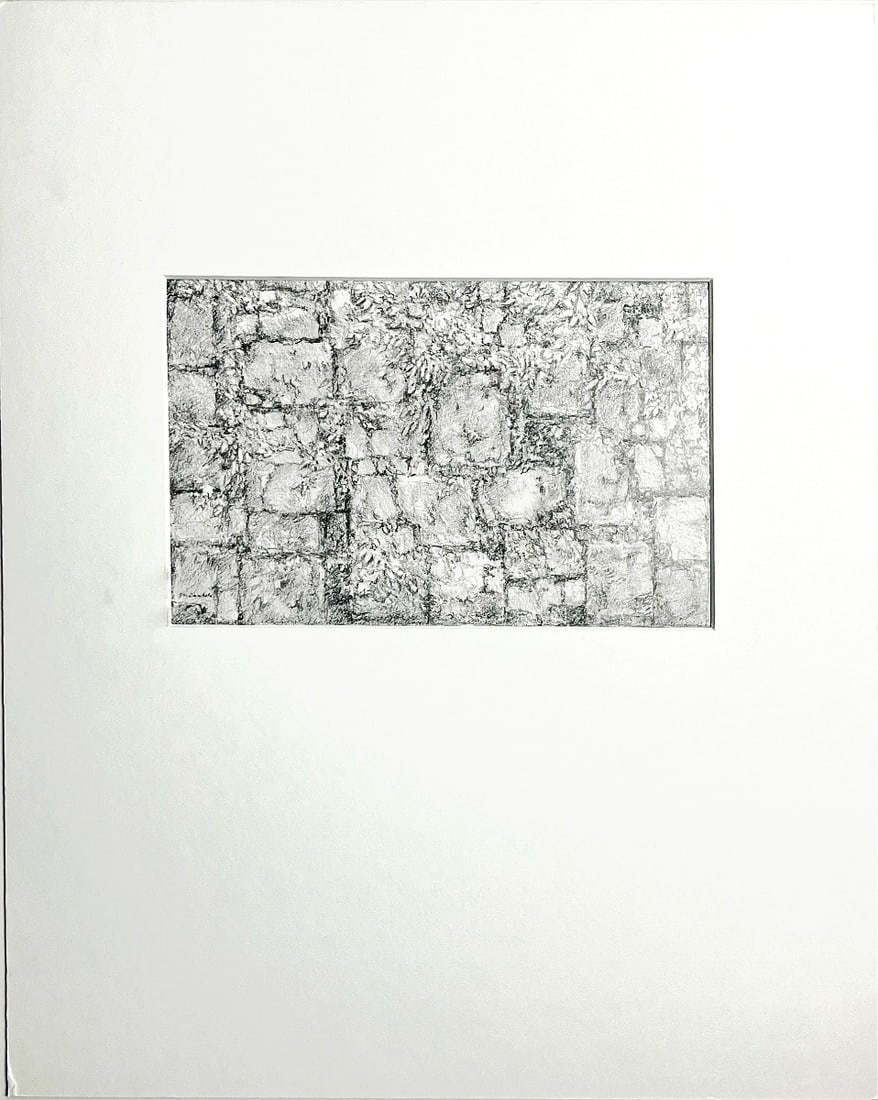 Jan Michels - Drawing - Hand signed: Jan MIECHELS (Arnhem 1916 - 1996)As an artist, he is self-taught. In 1940, together with his brother Henk, the graphic artist, he rented the Bolkstoren, a tower of the old city wall in Arnhem and set