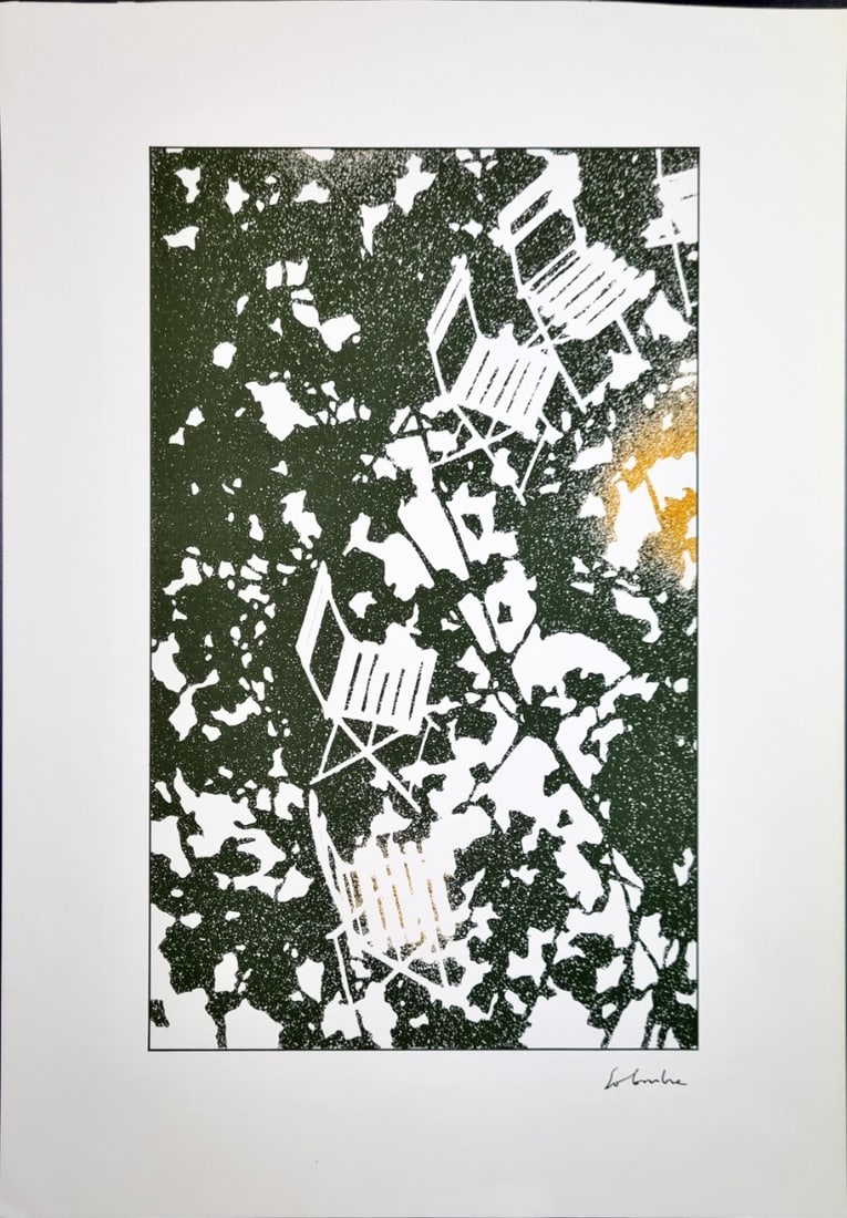 Jean Solombre - Etching and aquatint - Hand signed: Jean Solombre was born in Paris France in 1948. Solombre is an internationally respected painter, engraver, and writer. Tapestries created from images of Solombre paintings are woven at the atelier Au