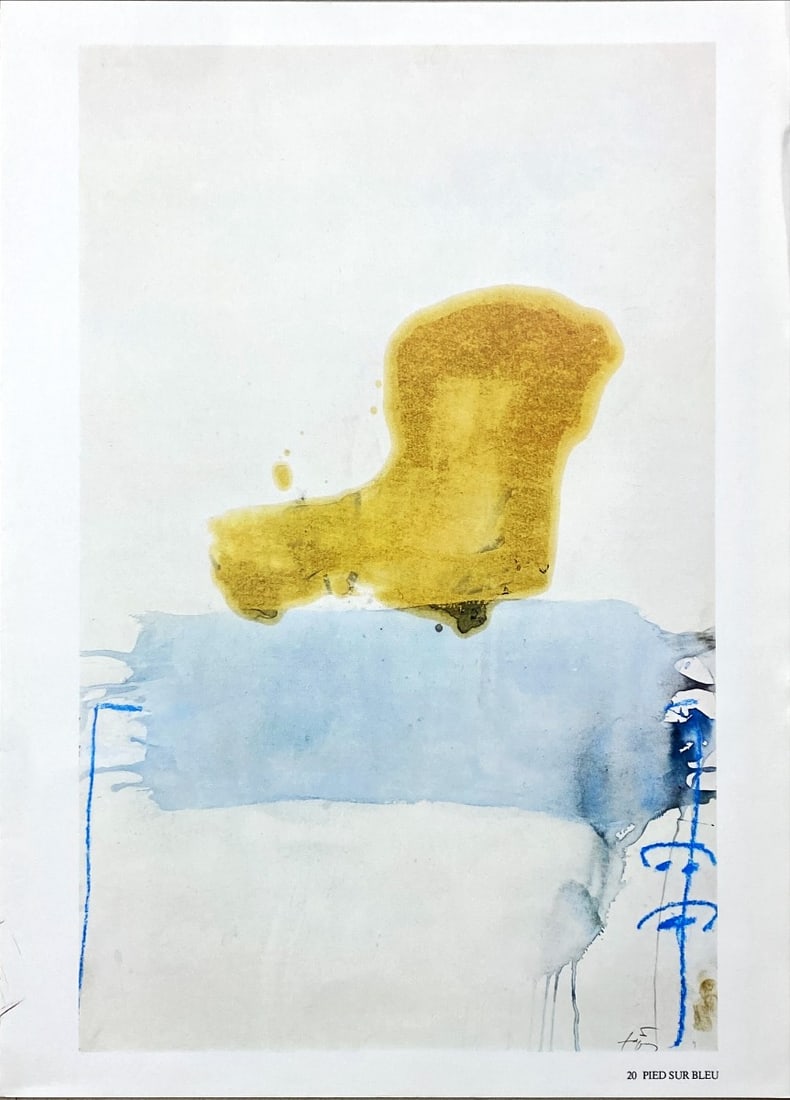 Antoni Tapies - Lithograph - DLM 1982 (Derriere le Miroir) - Signed (1 of 2)