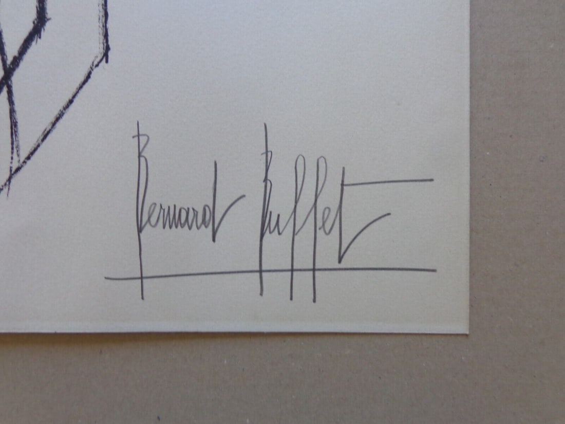 Bernard Buffet - Lithograph - Hand signed - 3