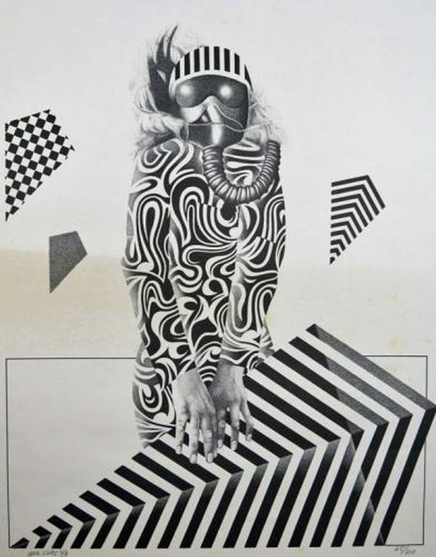 Siks, Ger - Silkscreen: Hand signed. titled and numumbered in pencil by the artist.