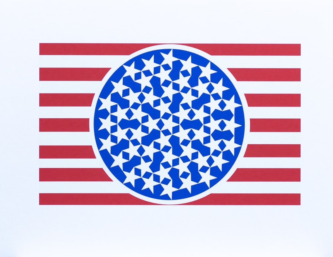 Indiana, Robert - Silkscreen: Silkscreen.Robert Indiana, one of the preeminent figures in American art since the 1960s, played a central role in the development of assemblage art, hard-edge painting, and Pop art. A self