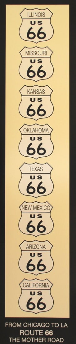 Kennedy, Rod Farboffset Route 66 - The Mother Road: Copyright Rod Kennedy jr.