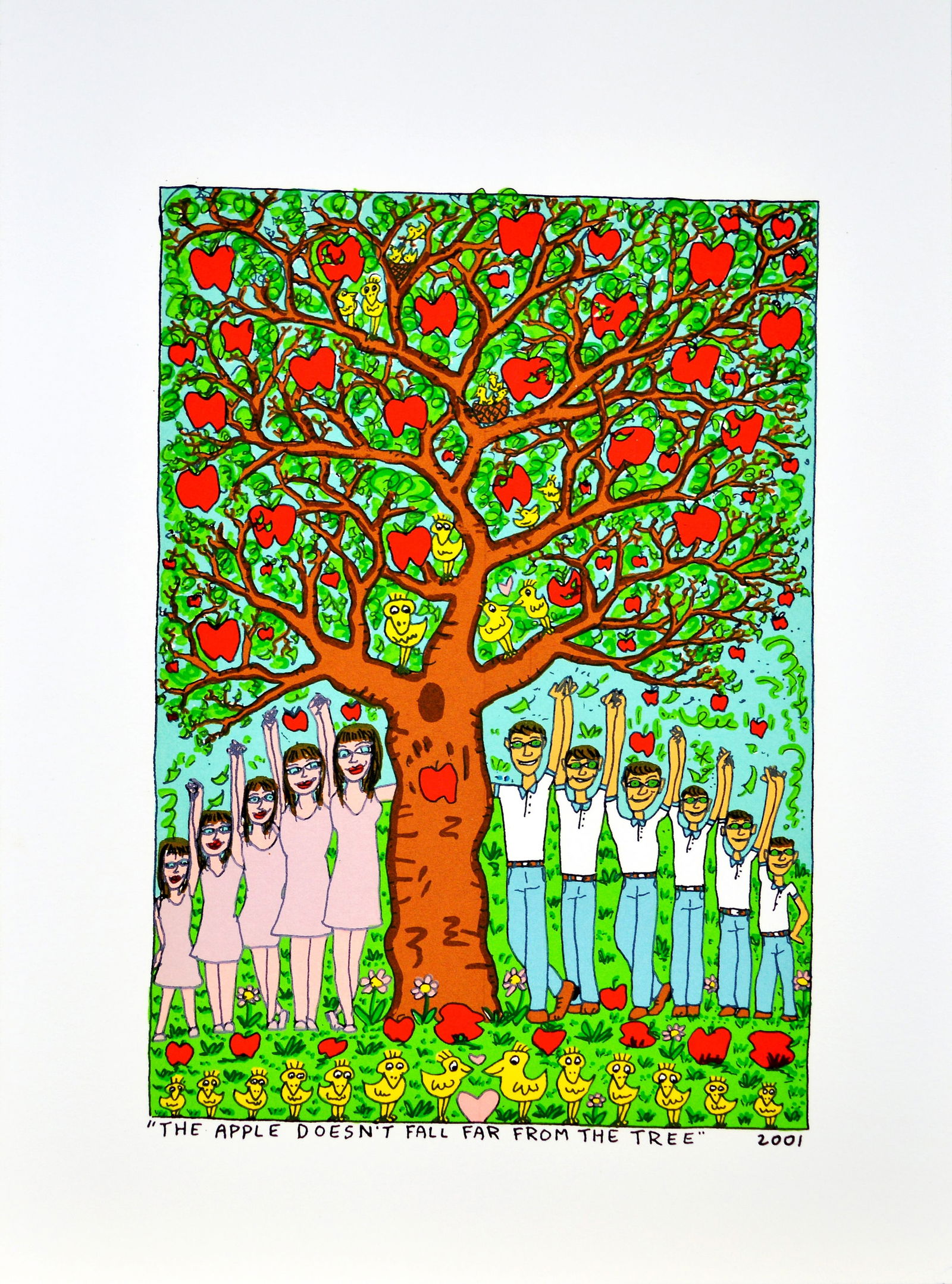 Rizzi, James - Silkscreen: Provenance: John Szoke Collection, New York. Proof ('Flat-Print ') outside the regular edition as 3D construction. For each edition there are some so-called 'overruns'. These are of great importance f