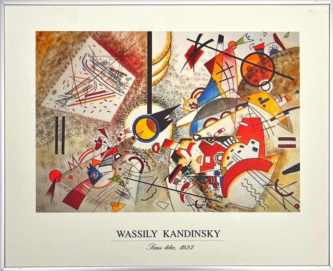 Wassily Kandinsky - Poster on paperboard - Signed (1 of 1)