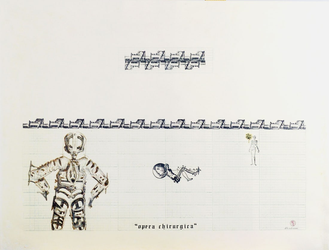 Dik Walraven - Drawing: Dik Walraven 1949Handsigned.Comes from the collection of the municipality of The Hague, The Netherlands.