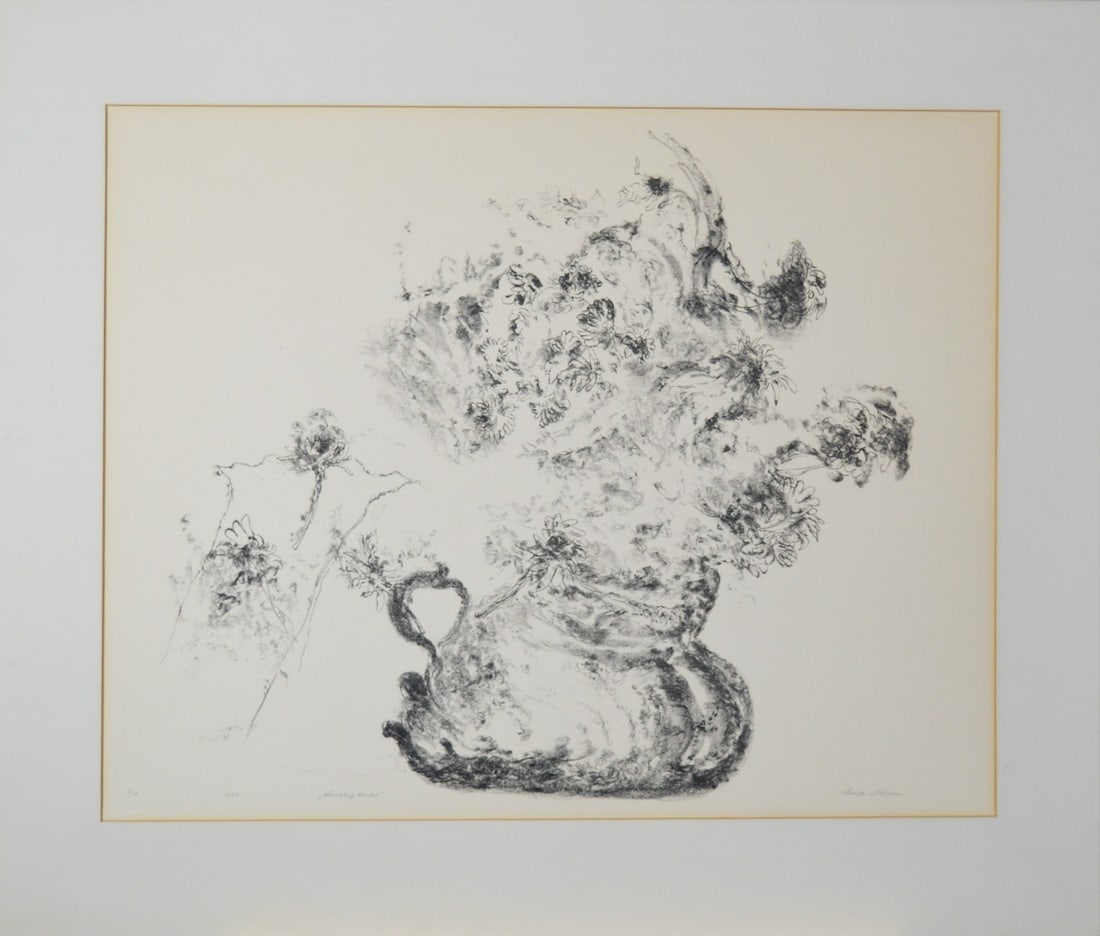 Sonja Noppen - Lithograph - Handsigned: Sonja Noppen 1937Graphic artist, draftsmanComes with Passe-PartoutHandsigned, titled, numbered and dated.Comes from the collection of the municipality of The Hague, The Netherlands.