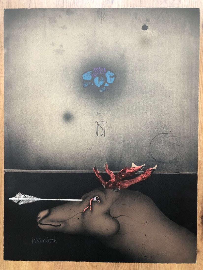 Wunderlich, Paul - Lithograph.: Hand-Signed and numbered