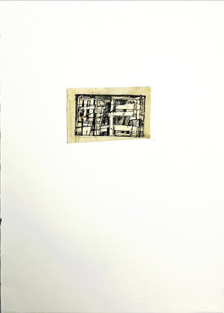 Jan Michels - Ink Drawing - Hand signed (1 of 1)