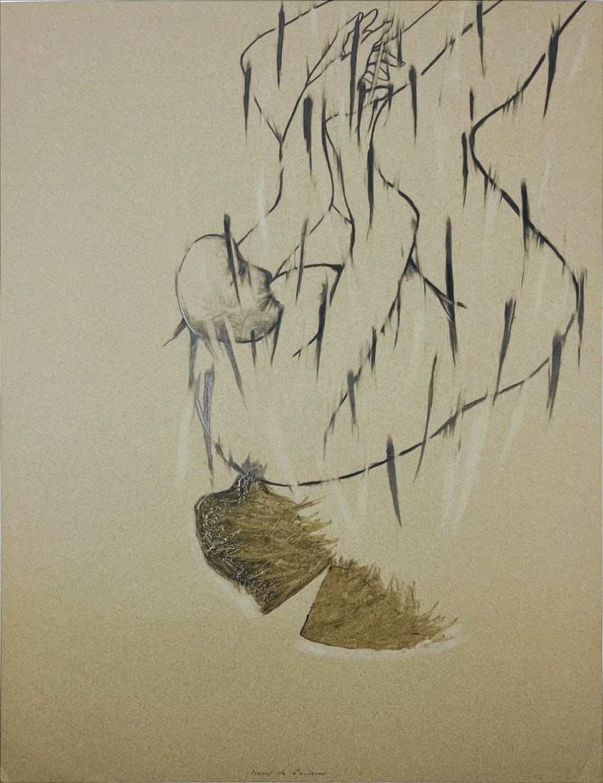 Israel de Fonseca - Mixed Techniques - Hand signed: Israel de Fonseca - Mixed Techniques - Hand signedGreat Mixed Techniques .Comes from the collection of the municipality of The Hague, The Netherlands.