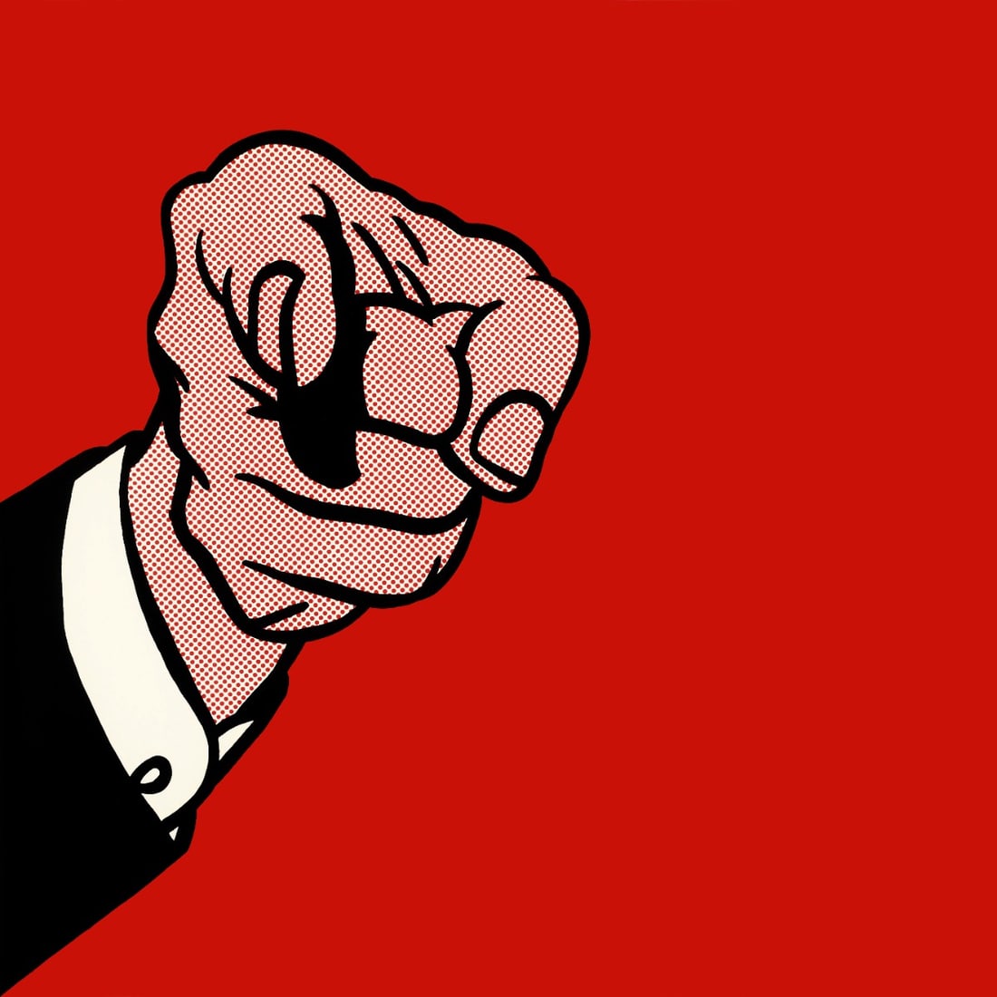 Lichtenstein, Roy - Screenprint: Roy Lichtenstein (1923-1997)This iconic work by the American Roy Lichtenstein.Title: Hey You. Limited edition.Screenprint after the original painting from 1973.Pop artist Roy Lichtenstein mined