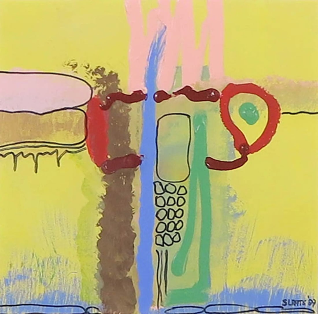 Miriam Slaats - Mixed Techniques - Handsigned: Miriam Slaats 1958 - is a versatile visual artist of international stature. Her work is authentic, intense, strong and dynamic. The paintings are both light-hearted and profound and penetrate to the