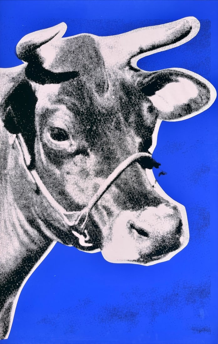 Andy Warhol - Serigraph - Cow: Andy Warhol. Cow. Warranty stamp of the Andy Warhol Foundation