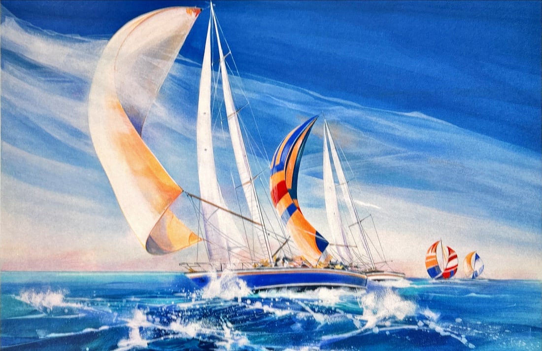 Spencer, Brian - Lithograph.: Hand-Signed and numbered in pencil by the artist.Brian Spencer was born in 1936 and is listed as living or working in Britain and Australia and works in oils and acrylics.