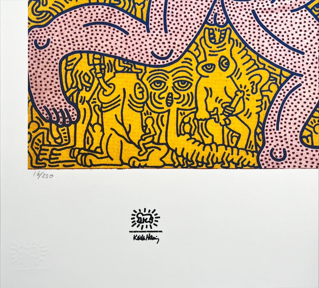 Keith Haring - Silkscreen - Signed - 4