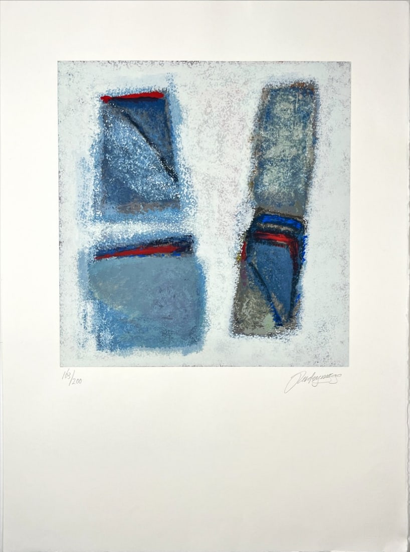 Jan Radersma - Silkscreen - Hand signed: In 1948: Born in Jakarta (Indonesia)From 1966 to 1970: Royal Academy of Art and Design Den Bosch, Department of Monumental/Free GraphicsFrom 1970: Jan Radersma's work has been exhibited regularly in t
