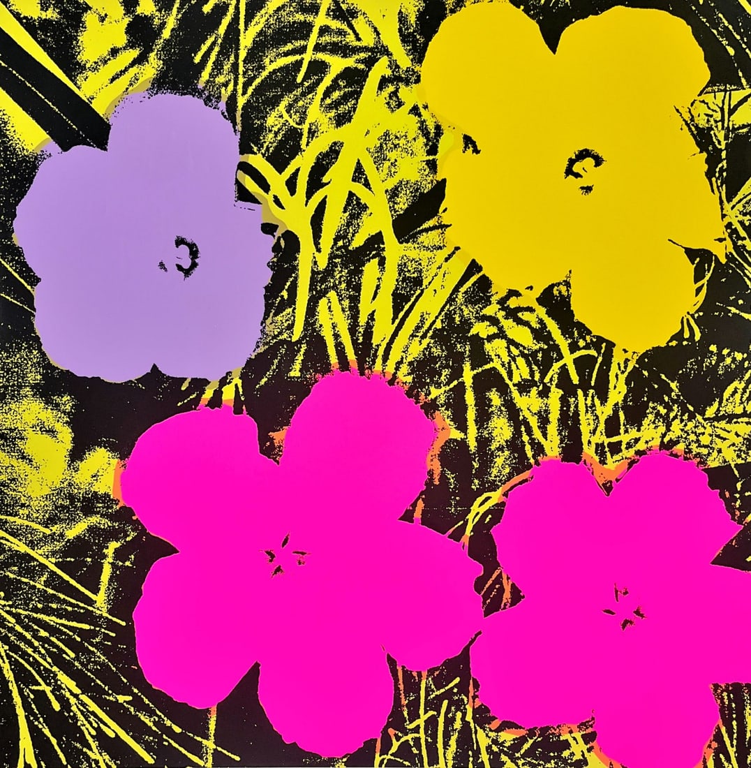 Andy Warhol - Screenprint - Flowers (1 of 3)