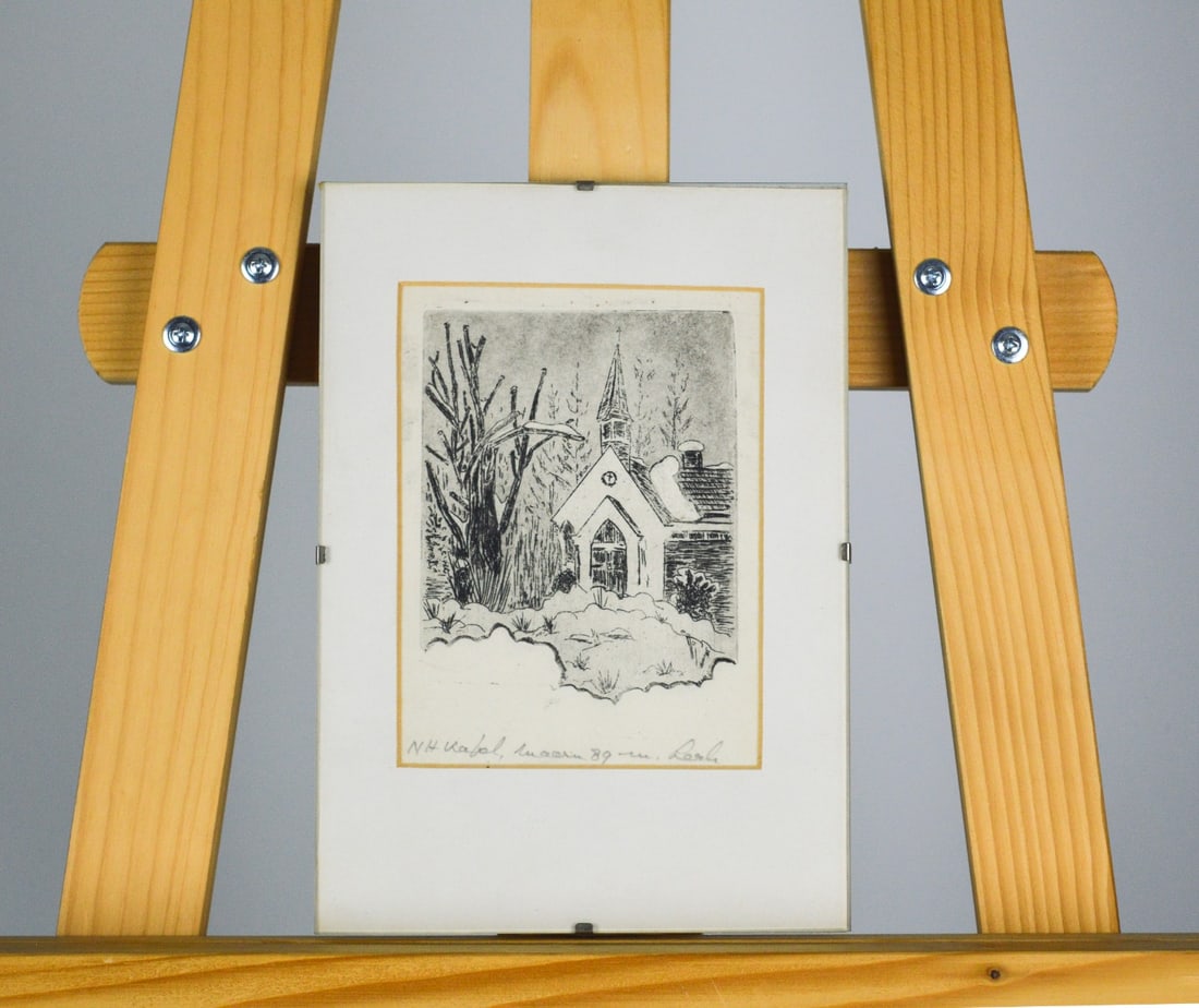 Max Lerkt - Etching - Handsigned - 2